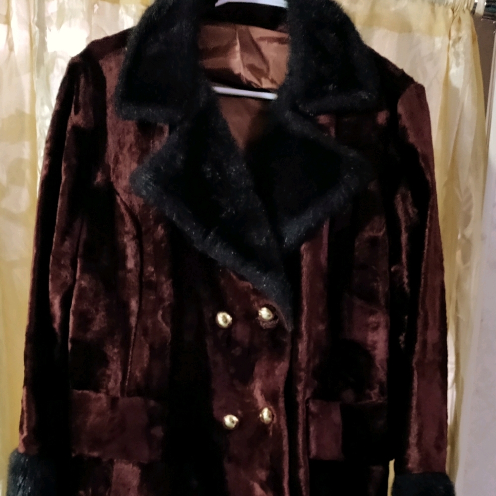 ILGWU Retro faux Fur Swing Jacket